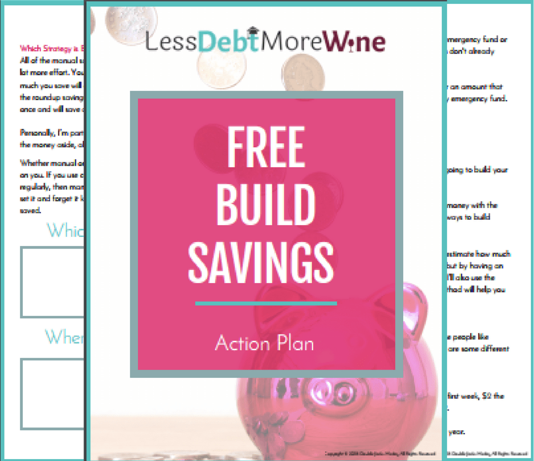 build savings action plan screenshot image straight alignment
