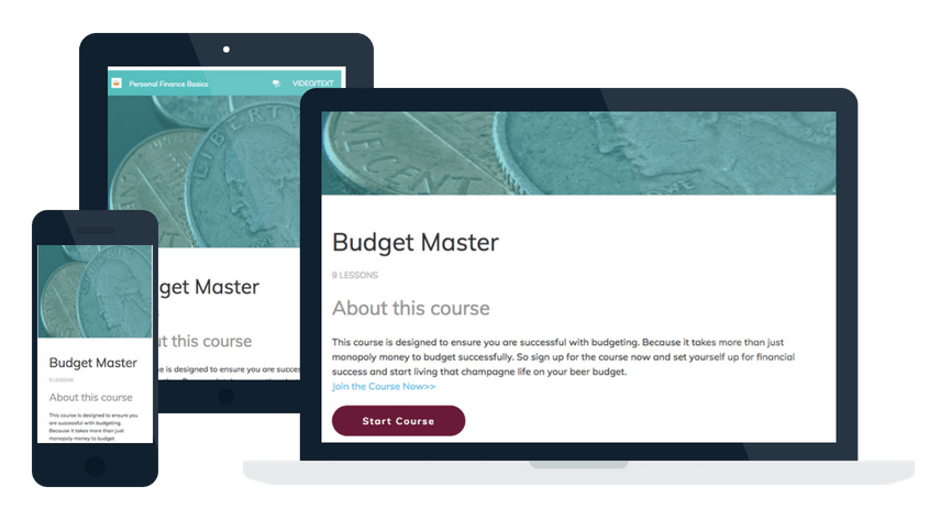 budget master course mockup