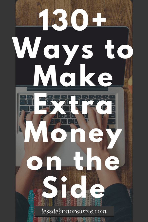 Looking to start making extra money on the side? Check out this list of 130+ ways to make money on the side and get started with a side gig or side hustle!