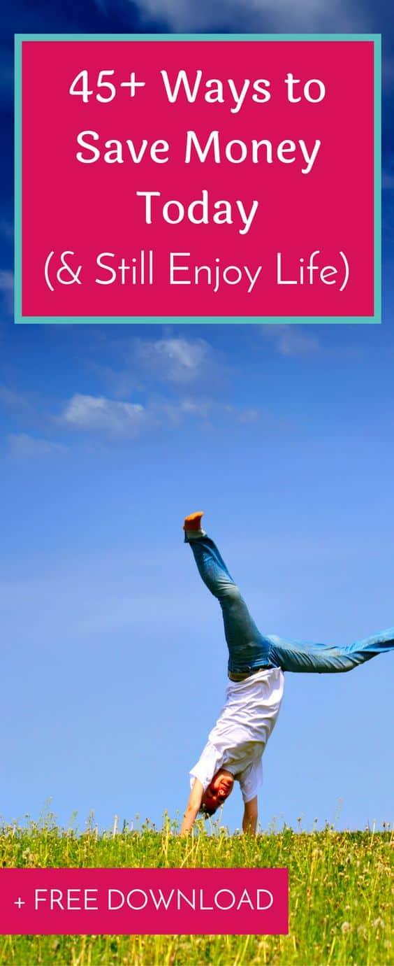 Save money checklist- what I used to evaluate my expenses and start saving over $175 a month. There are over 45 ways to save on this checklist