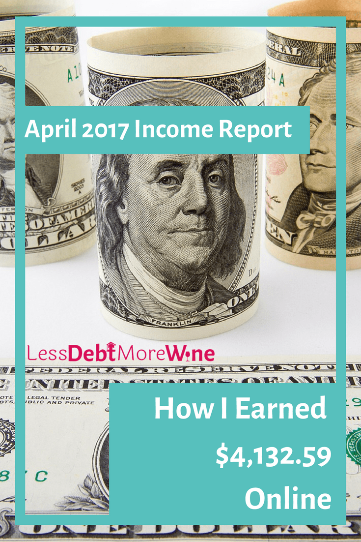 This April 2017 Income Report is my third income report for the blog. I should note that this is all the income I earned in April,