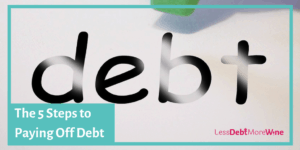 5 steps to paying off debt | debt repayment | how to pay off debt