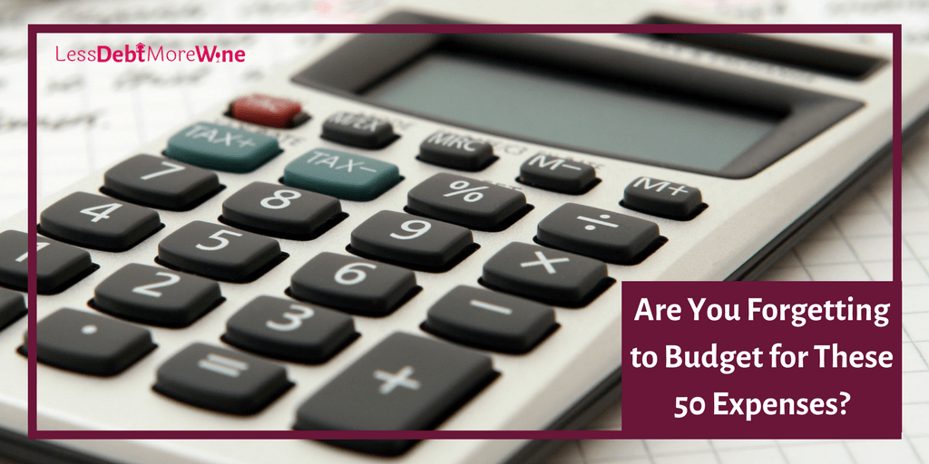 Are You Forgetting to Budget for These 50 Expenses- (2) don't forget to budget for these expenses | budgeting | categories