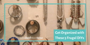 Get organized for less than $50 with these frugal DIYs