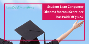 Student Loan Conquerors featuring Okeoma Moronu Schreiner of the Happy Lawyer Project | student debt | student loans | law school | get out of debt | debt repayment | pay off debt