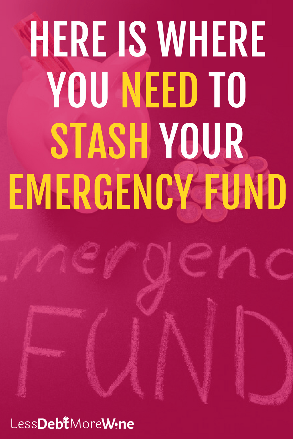Here is Where You Need to Stash Your Emergency Fund | build savings | emergency fund | how to save money
