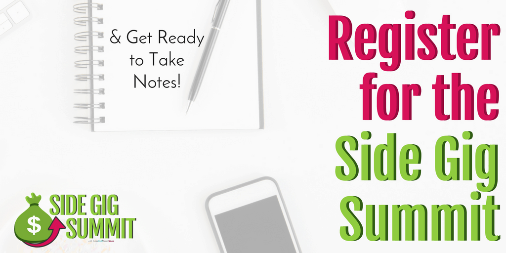 Ever had a side gig not work out? Avoid doing that again. Register for the Side Gig Summit to get started on a #sidehustle that's right for you. #earnmore