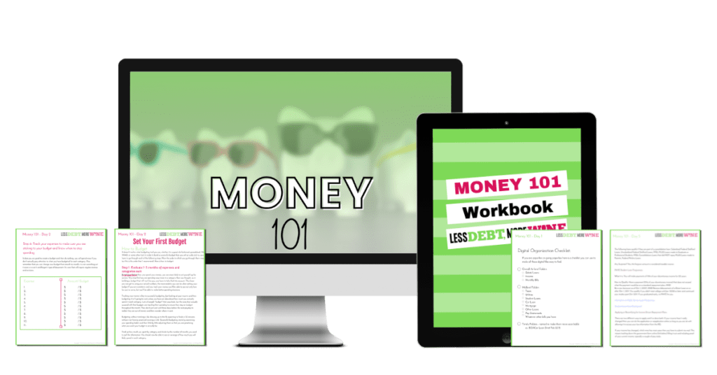 2022 Money 101 workbook.