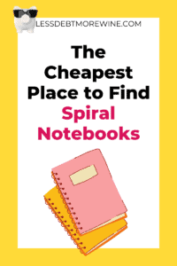 The Cheapest Place to Buy Spiral Notebooks
